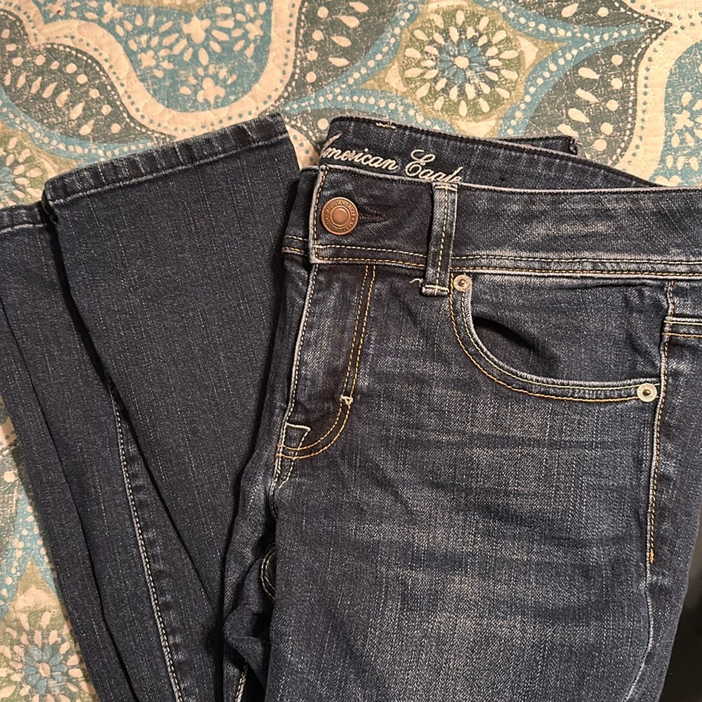 American Eagle dark wash original boot cut jeans
